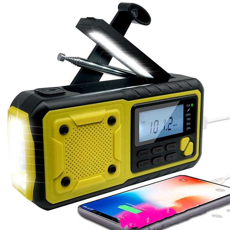 Solar-Powered Multifunctional Emergency Radio