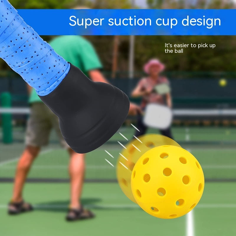 Pickleball Racket Suction Cup Ball Picker